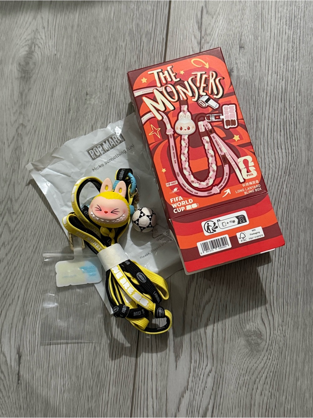New Popmart Monsters FIFA World Cup Moment of Celebration Lanyard